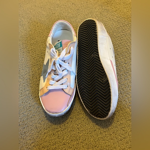 Golden Goose Super Star Pastel Pink Sneaker Shoe GGDB Retro Low Top Italy Kawaii - Picture 7 of 14